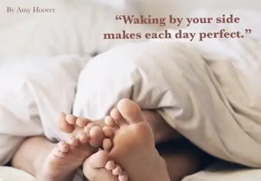 恋人たちへの短いおはようメッセージ