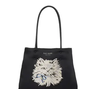 Duża torba Kate Spade Everything Puffy Cat