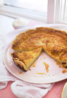 Horchata Custard Pie