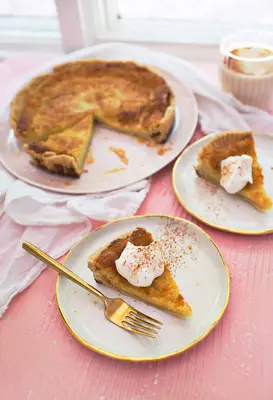 Horchata Custard Pie