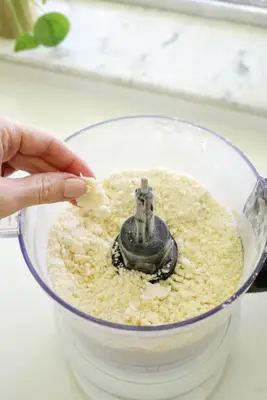 making dough for easy apple tart