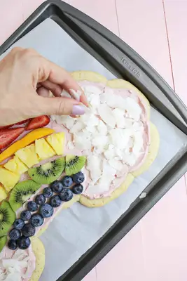 Rainbow Fruit Pizza!