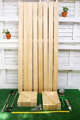 Mid-Century Slatted Bench DIY