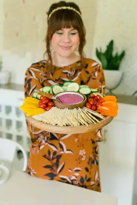 Pink + Orange Fall Tablescape