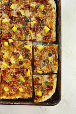30 minute sheet pan pizza 