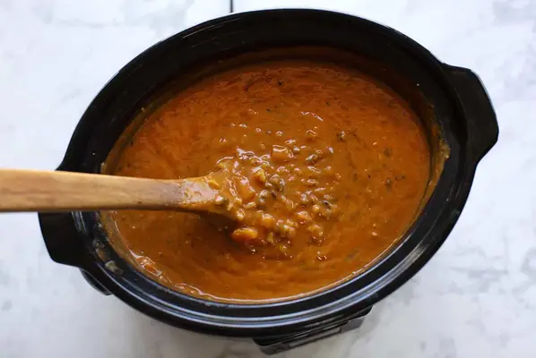 Spicy Peanut and Wild Rice Soup