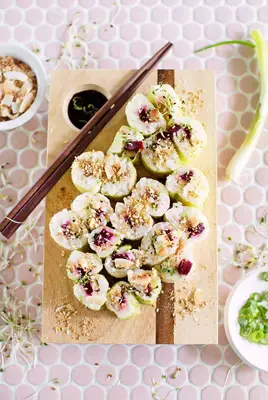 סלק פריך ונבטים סושי