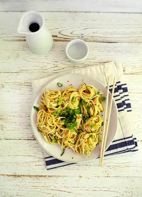 Miso and Garlic Butter Noodles