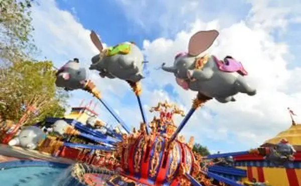 디즈니 월드 플로리다 여행 덤보 라이드