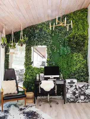 DIY Faux Living Wall