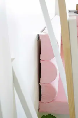 banquette edge sticking off of wall