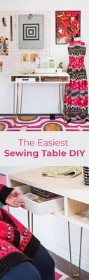 Emma's (Super Easy) DIY Sewing Desk