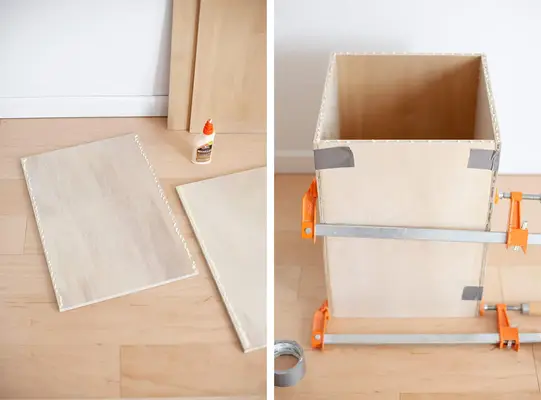 How to Make Mirrored Side Tables