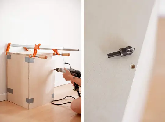 How to Make Mirrored Side Tables