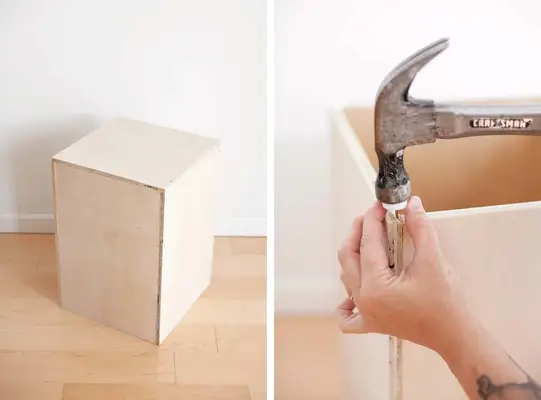 How to Make Mirrored Side Tables