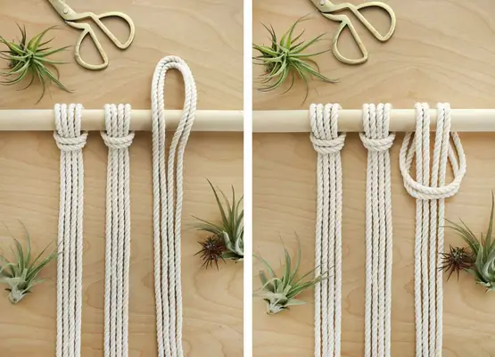 Macrame Room Divider DIY 