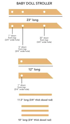 Baby Doll Stroller DIY