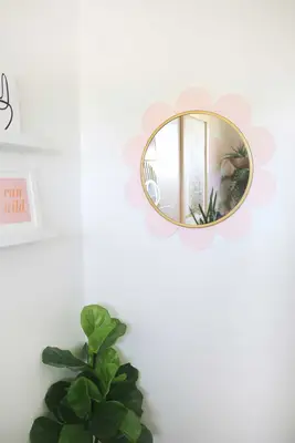 Flower Mirror DIY