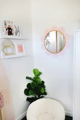 Flower Mirror DIY