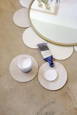 Flower Mirror DIY