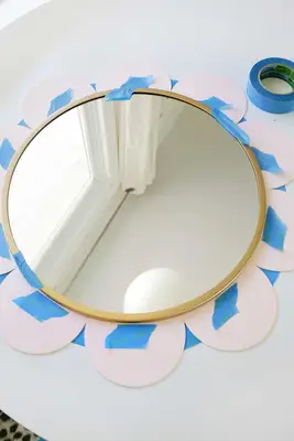 Flower Mirror DIY