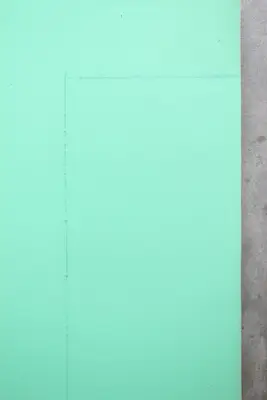 DIY Color Blocked Velvet Bench