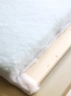 DIY Color Blocked Velvet Bench