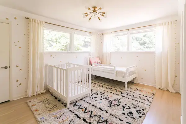 Stamped Star Wall DIY (Money Saving Wallpaper Alternative)