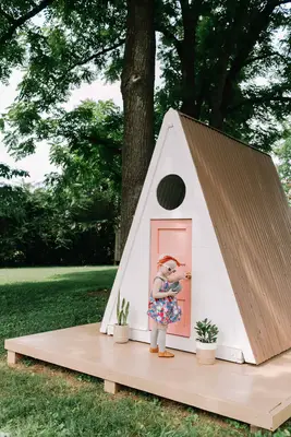 A-Frame Playhouse DIY