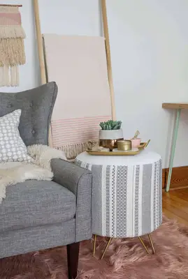 Build Your Own Upholstered Side Table
