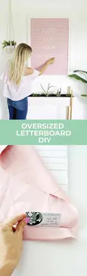 Oversized Felt Letter Board DIY