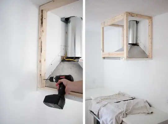 DIY Modern Hood Vent Cover