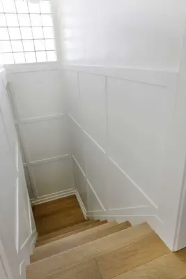 How To Do Board And Batten On A Staircase