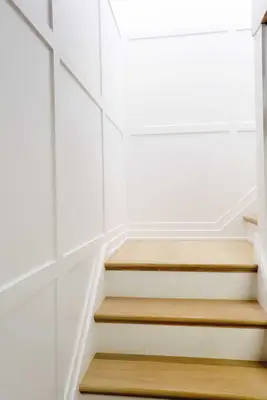 How To Do Board And Batten On A Staircase