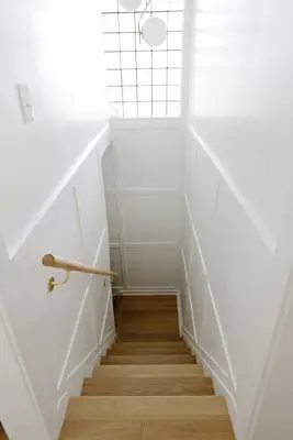 How To Do Board And Batten On A Staircase
