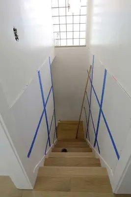 How To Do Board And Batten On A Staircase