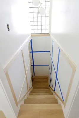 How To Do Board And Batten On A Staircase