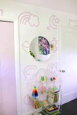 Painted Nursery Wallpaper DIY