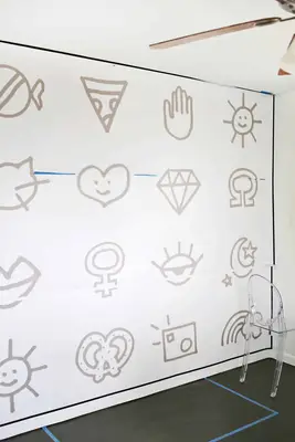 Painted Nursery Wallpaper DIY