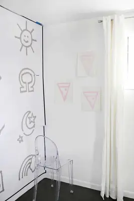 Painted Nursery Wallpaper DIY