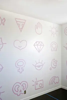 Painted Nursery Wallpaper DIY