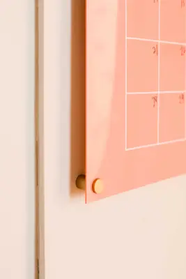 Easy Oversized Acrylic Calendar