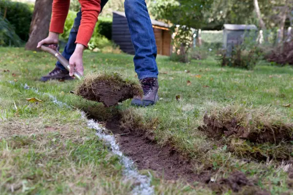 Cómo crear un césped circular