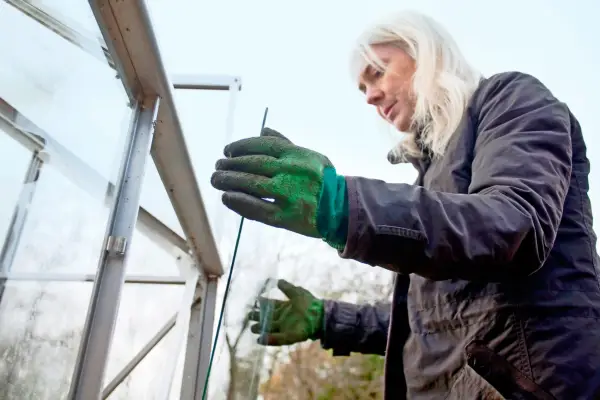 Adding the glass to the frame