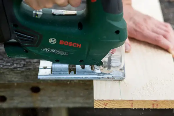How to make a nest box for swifts - cutting the entrance
