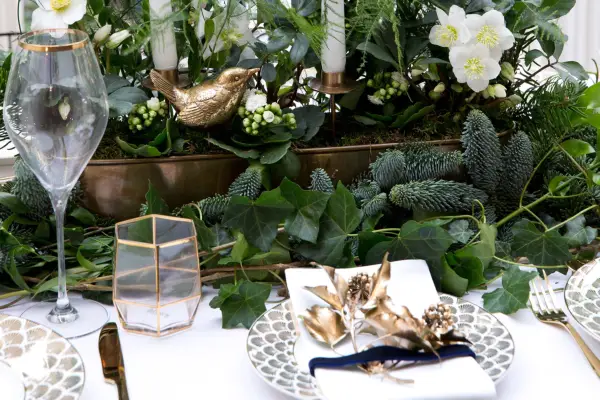 Hvordan lage et julebord midtpunkt