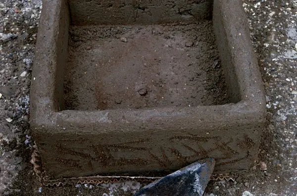 Finished alpine trough