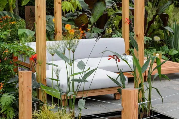 Add comfortable seating to create the feel of an 