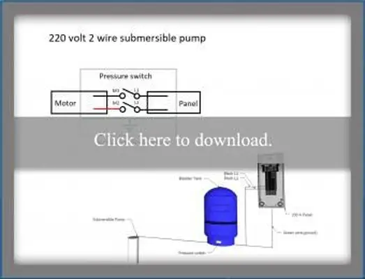 Pompe 220 volts 2 fils