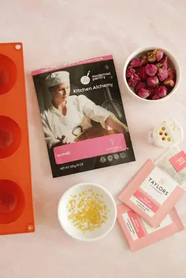 Supplies for tea bomb recipe